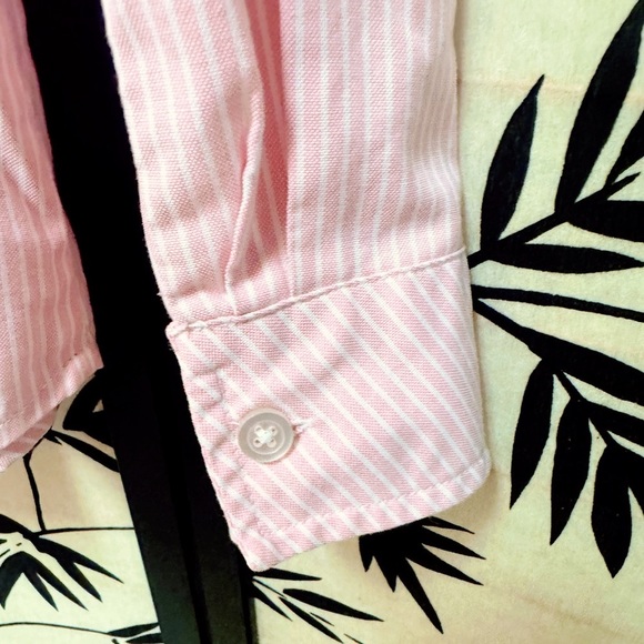 Riders by Lee Easy Care Women’s Pink Long Sleeve Button Front Blouse Size XL - Picture 5 of 10